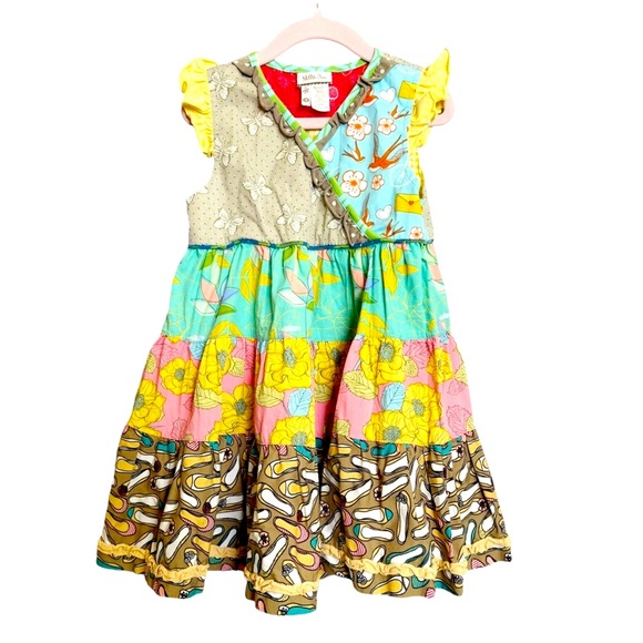 New Matilda Jane “It’s A Wonderful Parade” Butterflies Dress and Shorts size 4T - Picture 1 of 7